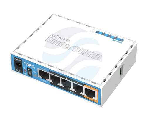 Mikrotik RB952Ui-5ac2nD hAP ac lite Router wewnętrzny 5x 10/100Mb/s, 650MHz, 64MB, USB, AC 2.4/5GHz, L4 1