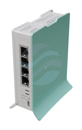 Mikrotik L41G-2axD&FG621-EA hAP ax Lite, Router gigabitowy 4xGbit, 2x800MHz 256MB, USB, AX 600 2.4/5GHz, LTE kat.6 300/50 Mb/s, L4 1