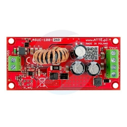 ATTE POWER ASUC-100-240-OF Przetwornica podnosząca napięcie do 24V 1