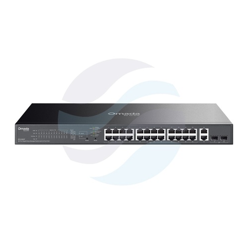 TP-Link ES228GP Switch gigabitowy zarządzalny Omada PoE+ 24x 10/100/1000Mb/s PoE+ 802.3at/af, 2x 10/100/1000Mb/s, 2x SFP... 1