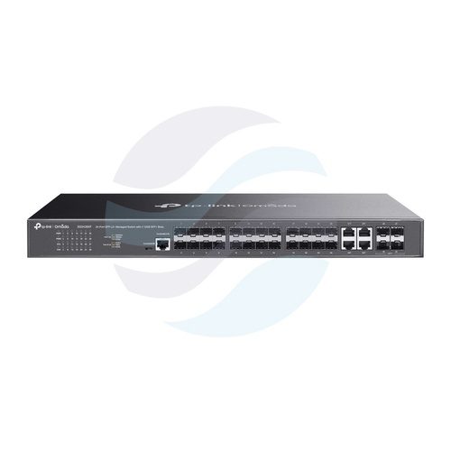 TP-Link SG3428XF Switch gigabitowy zarządzalny L2+Omada 20x SFP, Combo 4x SFP / RJ45, 4x 10G SFP+, IGMP, microUSB, Rack 19", JetStream, metal 1