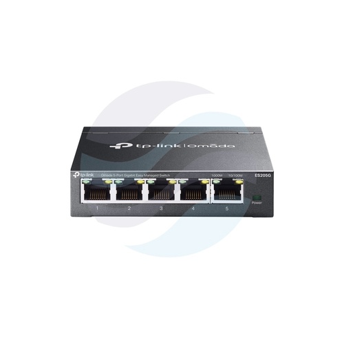 TP-Link ES205G Switch gigabitowy zarządzalny Omada 5x 10/100/1000Mbps, metal 1