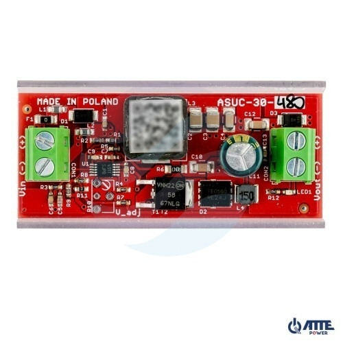ATTE POWER ASUC-30-480-OF Przetwornica podnosząca napięcie do 48V 1