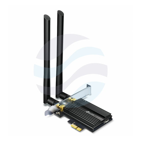 TP-Link Archer TX50E Karta sieciowa PCI Express Wi-Fi 6 AX3000, Bluetooth 5.0, 574/2402Mb/s, 2,4GHz/5GHz, czarna 1