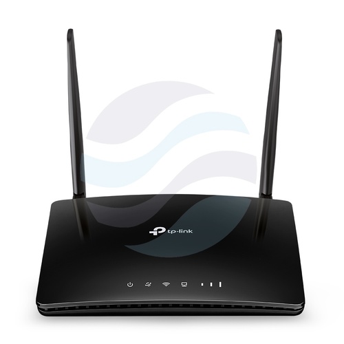 TP-Link TL-MR6400 Router 3G/4G LTE, kat.4, Wi-Fi N300 2.4GHz 300Mb/s, 2xSMA, 1x SIM, 4x 10/100Mb/s, czarny 1