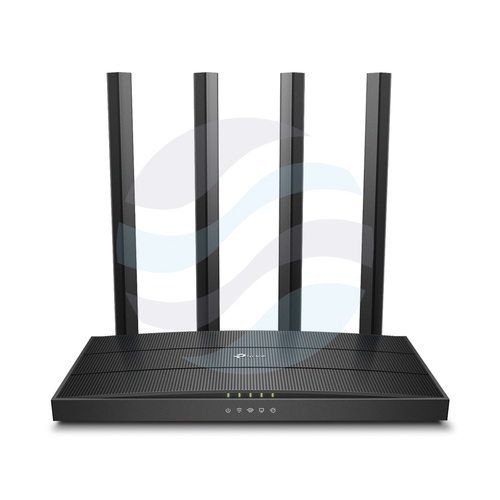 TP-Link Archer C6 Router Wi-Fi 4*5dBi, AC 1200Mb/s, 2.4GHz/5GHz, WAN/LAN GIGABIT, czarny 1