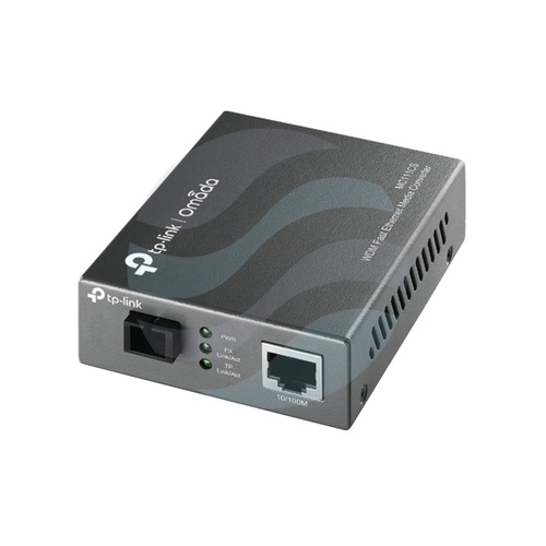 TP-Link MC111CS Media konwerter WDM LAN x100Mbps, SC/UPC x100Mbps, 1550nm Tx/1310nm Rx, 20km 1