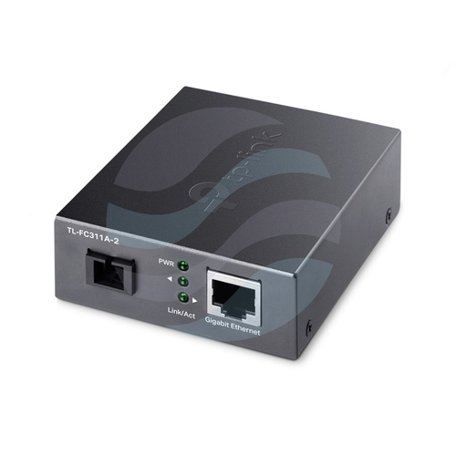TP-Link TL-FC311A-2 Media konwerter WDM LAN x10/100/1000Mbps, 1x SC/UPC, 1550nm TX/1310nm RX, 2km 1