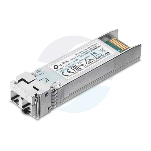 TP-Link TL-SM5110-SR Moduł SFP+ LC 10GBase-SR, MM 50/125µm, 10Gb/s, 850nm, do 300m, DDM 1