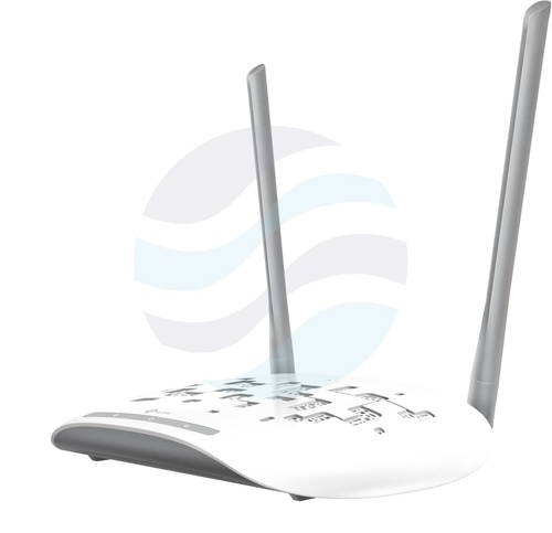 TP-Link TL-WA801N Bezprzewodowy punkt dostępowy, standard N, 300 Mb/s, 2x antena, 1x RJ45 10/100Mbps, Passive PoE, biały 1