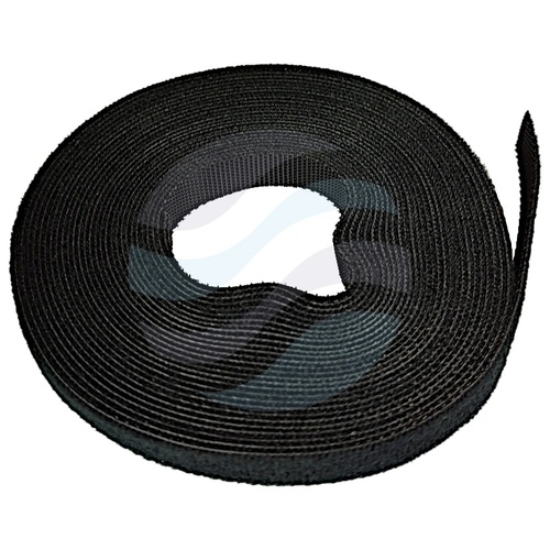 Opaska rzepowa dł. 5m, szerokość 10mm, czarna 1