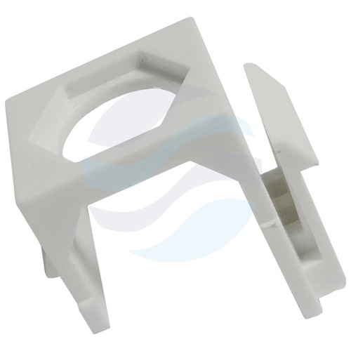 Adapter keystone dla złącz RCA i F (10szt.), biały 1