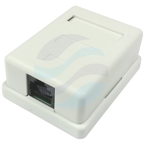 Gniazdo natynkowe nieekranowane UTP kat.5e 1x RJ45 zintegrowane 1