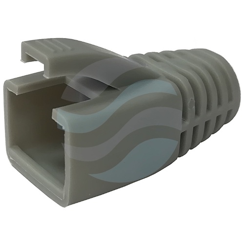 Osłonka wtyku RJ45 kat.6A/7, zewnętrzna szara, opak. 100szt. 1