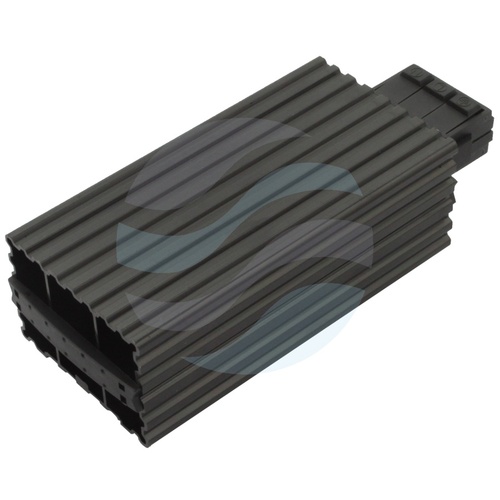 Ogrzewacz półprzewodnikowy do szaf rack, 60W, montaż szyna DIN 35mm, konwekcja naturalna, żeberka aluminiowe, zakres pracy -40°C do 70°C 1