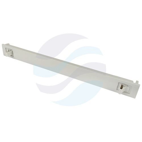 Panel maskujący / zaślepiający Rack 19" 1U samomocujący (bez śrub), plastik, szary 1