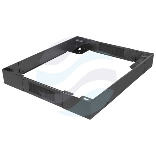 LANBERG CK01-88-B Cokół stalowy do szaf Rack 19" 800x800mm, wys. 100mm, 2x przepust kablowy, do szaf FF01/FF02, czarny 1