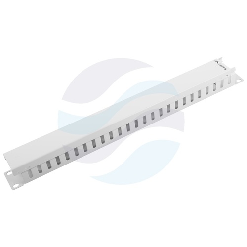 LANBERG AK-1201-S Organizator kabli poziomy 19" 1U, grzebieniowy, 26 grzebieni, szer. grzebieni 440mm, mocowanie doczołowe... 1
