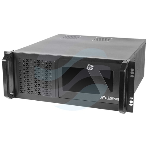 LANBERG SC01-4504-08B Obudowa serwerowa ATX, Micro-ATX, Mini-ATX, 7x SSD/HDD 3.5", 2 wentylatory, USB 2.0, 450x430x177mm... 1