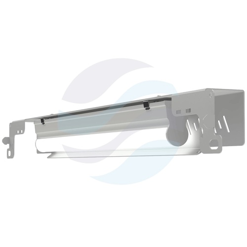 Panel oświetleniowy LED Rack 19" 1U 5W 405lm 6500K, przełącznik ON/OFF, 220-240V, IP20, zakres -20°C do +45°C, szary 1