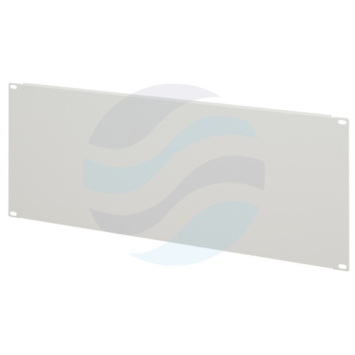 Panel maskujący / zaślepiający Rack 19" 5U, stal, szary 1