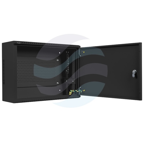 LANBERG WAF1-5203-04-00B Szafka instalacyjna rack 19" 4U+3U 540x200, wisząca niskoprofilowa, metalowa, złożona, czarna 1