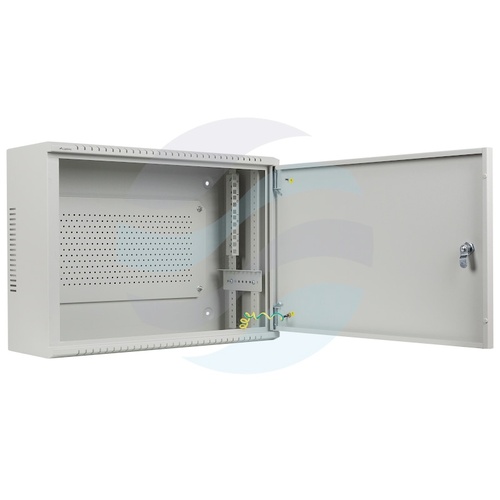 LANBERG WAF1-5203-04-00S Szafka instalacyjna rack 19" 4U+3U 540x200, wisząca niskoprofilowa, metalowa, złożona, szara 1