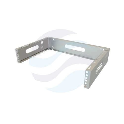 Uchwyt rack ścienny 19" 2U od frontu, 4U od góry i dołu, 330mm, szary 1
