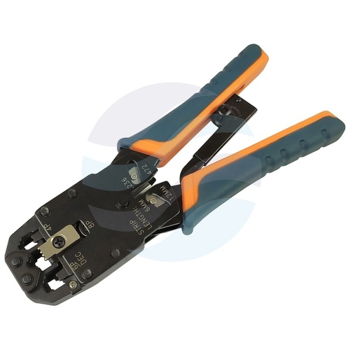 Zaciskarka wtyków modularna 6p/8p, RJ45/RJ12/RJ11 czołowa 1