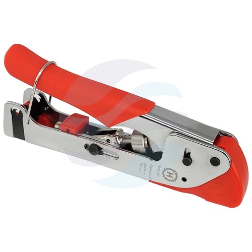 Zaciskarka złączy kompresyjnych F/BNC/RCA HT-518G do kabli RG-59/RG-6 1
