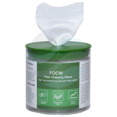 Chusteczki bezpyłowe FOCW 50x115mm, opak. 100szt. 1