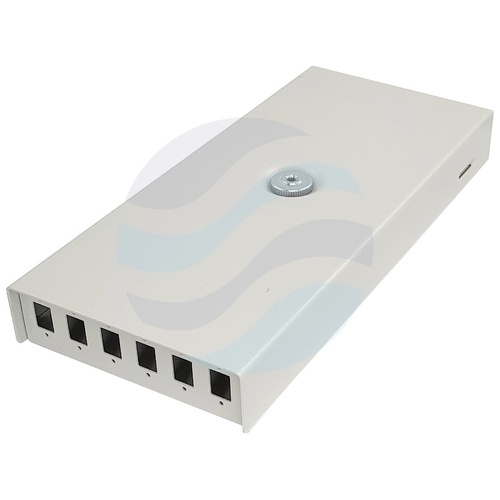 PSN1-6SX Przełącznica światłowodowa naścienna 6x SC Simplex / LC Duplex, szara 1