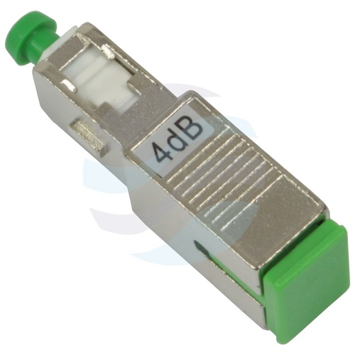 Tłumik optyczny SC/APC 4dB, adapterowy 1