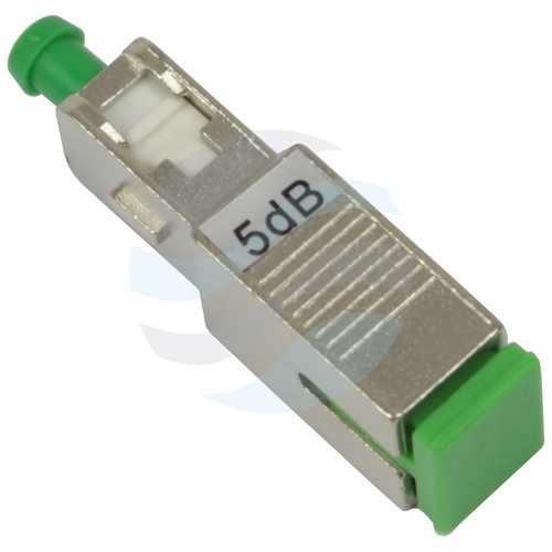 Tłumik optyczny SC/APC 5dB, adapterowy 1