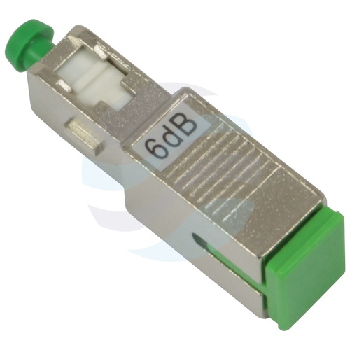 Tłumik optyczny SC/APC 6dB, adapterowy 1