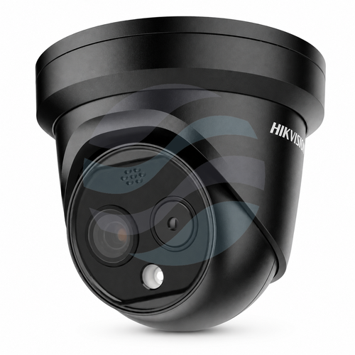 Hikvision DS-2TD1228-2/QA(BLACK) Kamera IP termowizyjna dualna turret 256×192, 2.1mm + 4Mpix, 2.2mm, 0.0176Lux, IR do 15m... 1