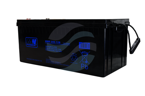 MW Power MW Akumulator AGM 200Ah/12V (522*238*222mm) śruba M8 (T60) 1