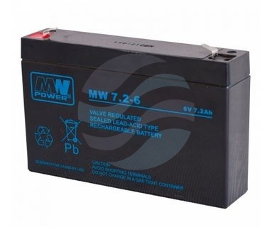 MW Power MW Akumulator AGM 7,2Ah/6V (151*34*100mm) Fast-on 187 (T1) 1