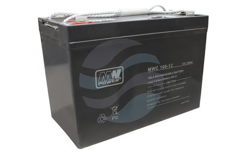MW Power MWC Akumulator AGM 100Ah/12V (307*168*211mm) śruba M8 (T60) 1