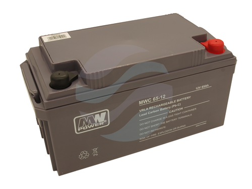MW Power MWC Akumulator AGM 65Ah/12V (350*166*175mm) śruba M6 (T16) 1