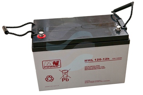 MW Power MWL Akumulator AGM 120Ah/12V (330*173*215mm) śruba M8 (T60) 1