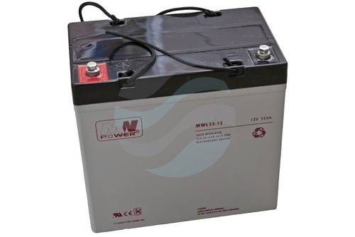 MW Power MWL Akumulator AGM 55Ah/12V (230*137*210mm) śruba M6 (T16) 1