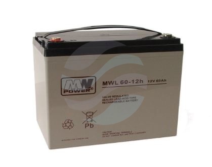 MW Power MWL Akumulator AGM 60Ah/12V (260*168*211mm) śruba M6 (T16) 1