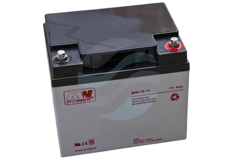 MW Power MWL Akumulator AGM 40Ah/12V (196*165*170mm) śruba M6 (T16) 1