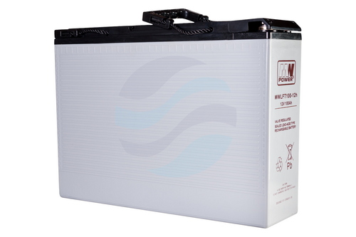 MW Power MWLFT Akumulator (AGM) VRLA 100Ah/12V (395*110*287mm) śruba M8 (T60) 1