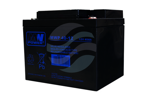 MW Power MWP Akumulator AGM 40Ah/12V (199*166*171mm) śruba M5 (T13) 1