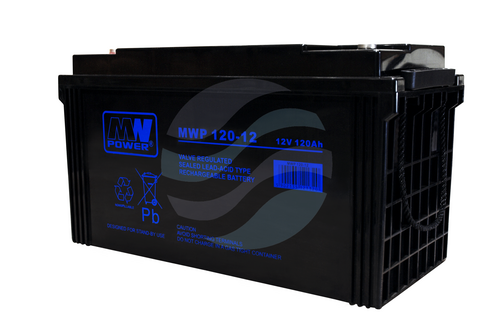 MW Power MWP Akumulator AGM 120Ah/12V (408*176*224mm) śruba M8 (T18) 1