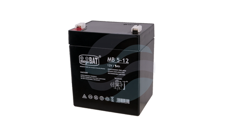 MEGABAT MB Akumulator VRLA 5Ah/12V (101*70*90mm) Fast-on 187 1