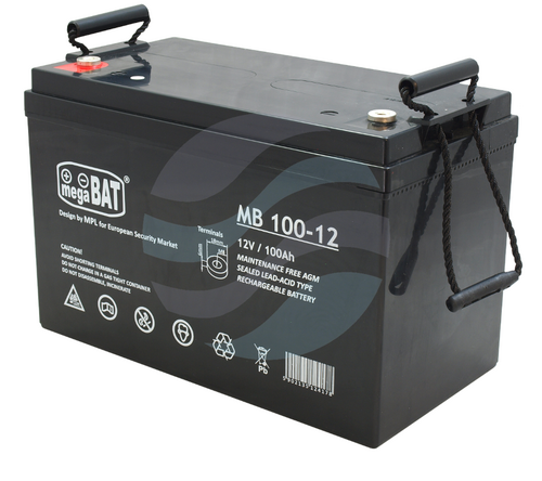 MAGABAT MB Akumulator VRLA 100Ah/12V (330*171*214mm) Śruba M6 1
