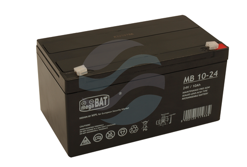 MEGABAT MB Akumulator VRLA 10Ah/24V (185*95*100mm) Fast-on 187 (T1) 1